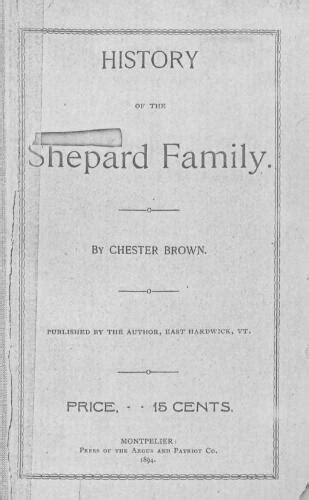 History Of The Shepard Family