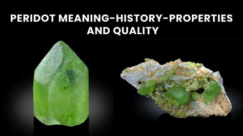 History and Origin of the Peridot