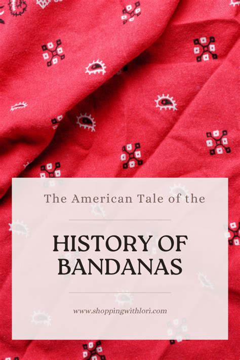 History of Bandana Print