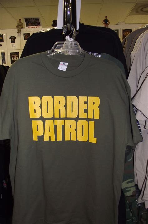 History of Border Patrol Shirts