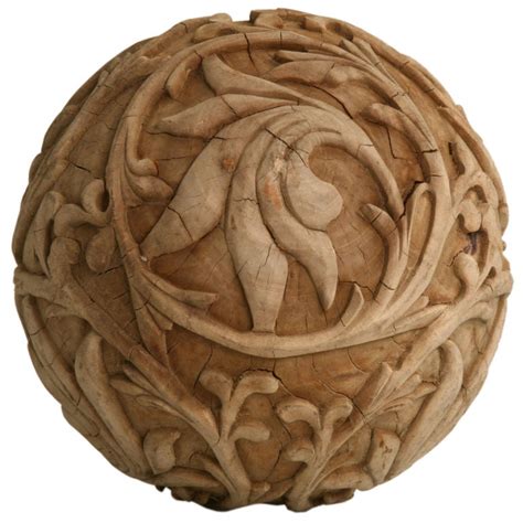 History of Carved Wooden Spheres