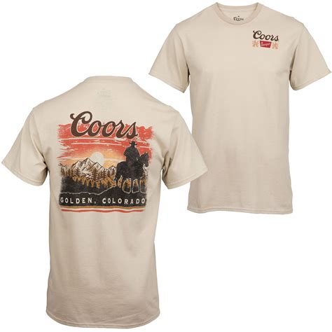 History of Coors T Shirts