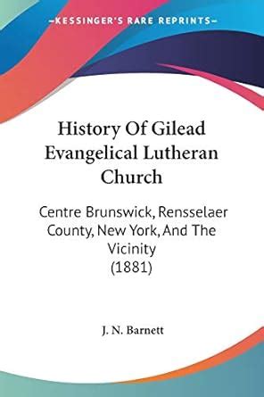 History of Gilead Evangelical Lutheran Church PDF