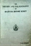 History of Palaleography of Mauryam Brahmi Script Doc