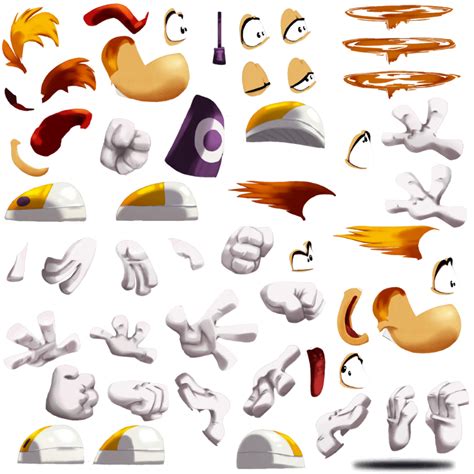 History of Rayman Sprites