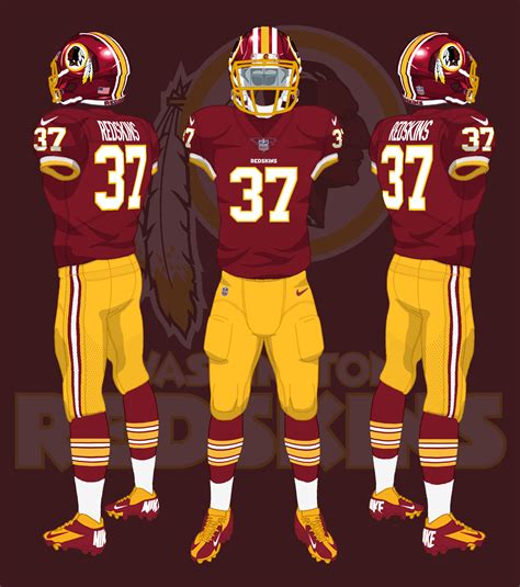 History of Redskins Football Jerseys