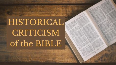 History of Rooted Bible Study Criticism