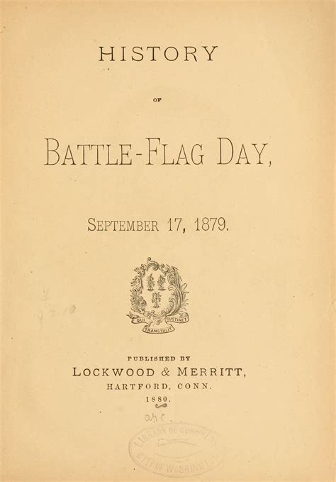 History of battle-flag day September 17 1879 PDF