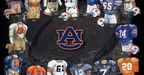 History of the Auburn Football Jersey