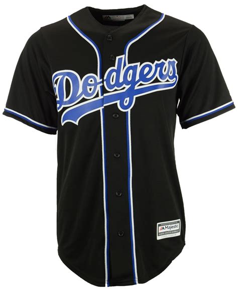 History of the Dodgers Jersey Black
