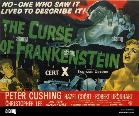 History of the Hammer Movie Poster Frankenstein