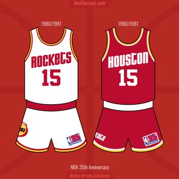 History of the Houston Rockets Basketball Jersey