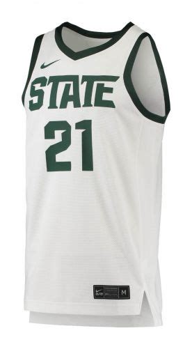 History of the Michigan State Spartans Basketball Jersey