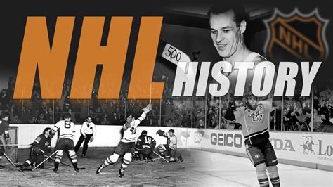 History of the NHL