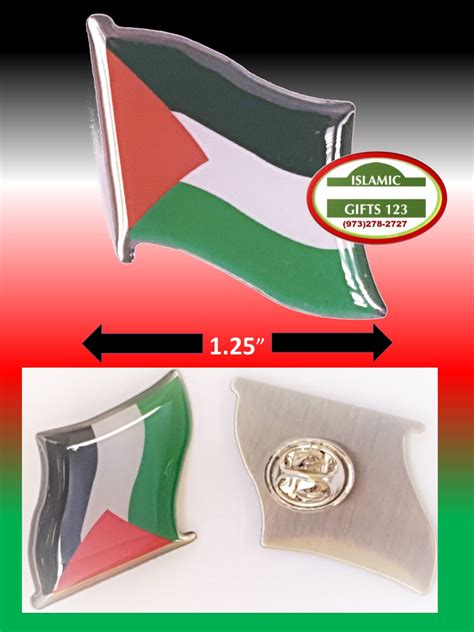 History of the Palestinian Colors Ribbon Pin