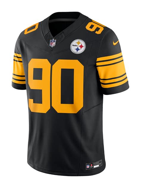 History of the Pittsburgh Steelers Color Rush Jersey