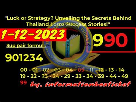 Hit the Jackpot with Free Thai Lottery Tips: Unveiling the Secrets!