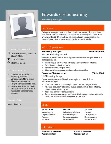 Hloom Cv Templates
