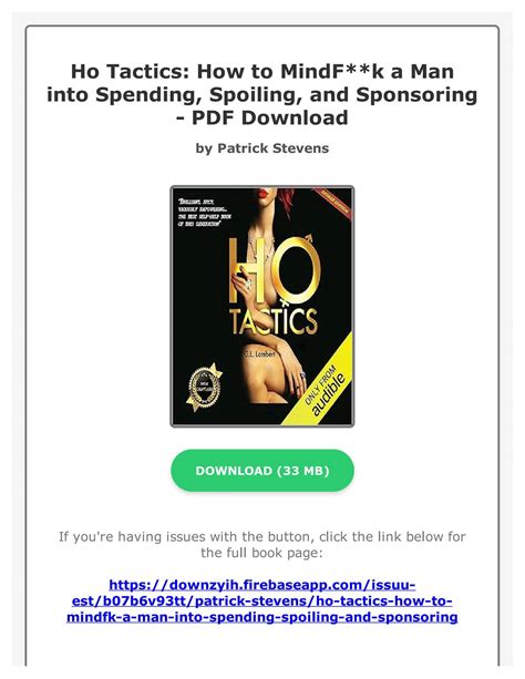 Ho Tactics How To MindFk A Man Into Spending Spoiling and Sponsoring Reader