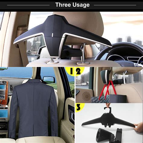 Hobalcd Hangers Vehicle Headrest Clothes Doc