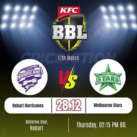 Hobart Hurricanes vs Melbourne Stars: Decoding the Big Bash Rivalry (hur vs sta)