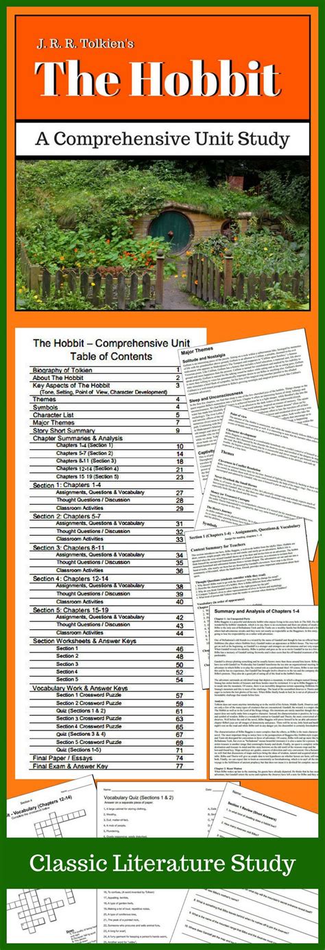 Hobbit Contemporary Classics Study Questions And Answers Doc