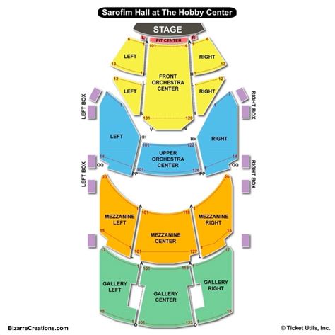 Hobby Center Seating Chart: Ultimate Guide to Finding the Perfect Seat