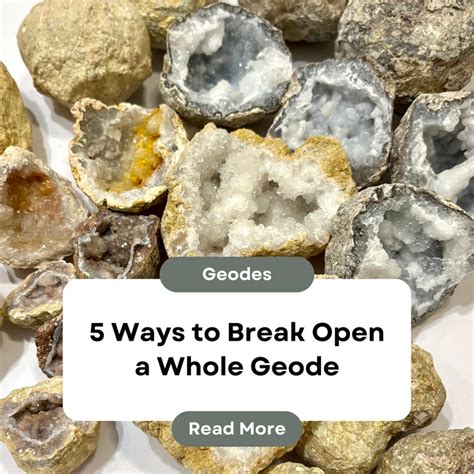 Hold to Break Geodes: How to Use