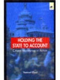 Holding the State to Account Citizen Monitoring in Action 1st Edition Doc