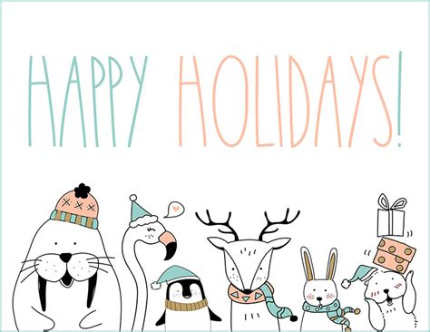 Holiday Cards Free Printable