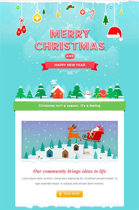 Holiday Eblast Template