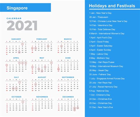 Holidays 2021 Singapore: Your Ultimate Guide to the Best Celebrations