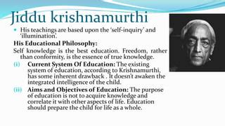 Holistic Education with Knowledge and Self-Knowledge Based on J. Krishnamurthi&a Epub