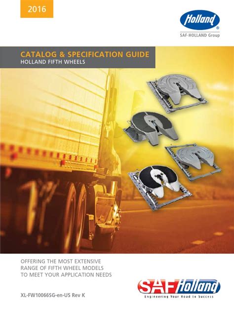 Holland Fifth Wheel Catalog