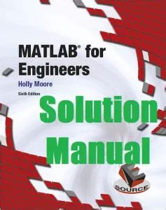 Holly Moore Matlab Solution PDF