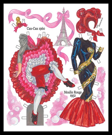 Hollywood Goes to Paris Paper Dolls Kindle Editon