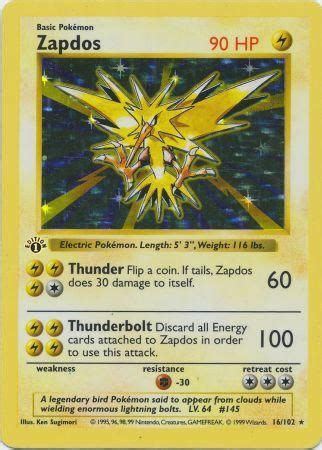 Holo First Edition Zapdos: A Legendary Investment Soaring Through the Skies