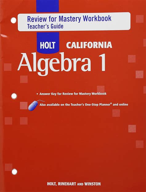 Holt Algebra 1 Review For Mastery Answers Doc