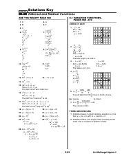 Holt Algebra 2 Radical Functions Answers Test PDF