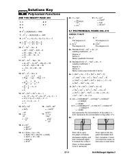 Holt Algebra 2 Section 7a Quiz Answers Doc