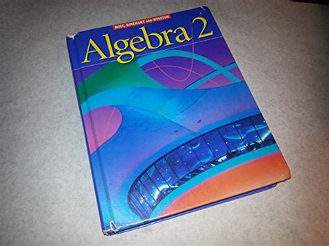 Holt Algebra 2 Student Edition Algebra 2 2003 Epub