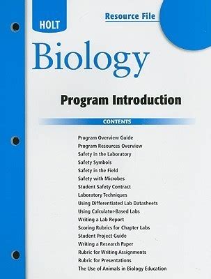 Holt Biology Introduction To Animals Answer Epub