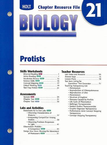 Holt Biology Protists Answers Doc