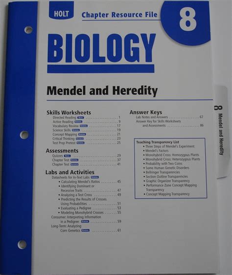 Holt Biology Section Studying Heredity Answer Key Reader