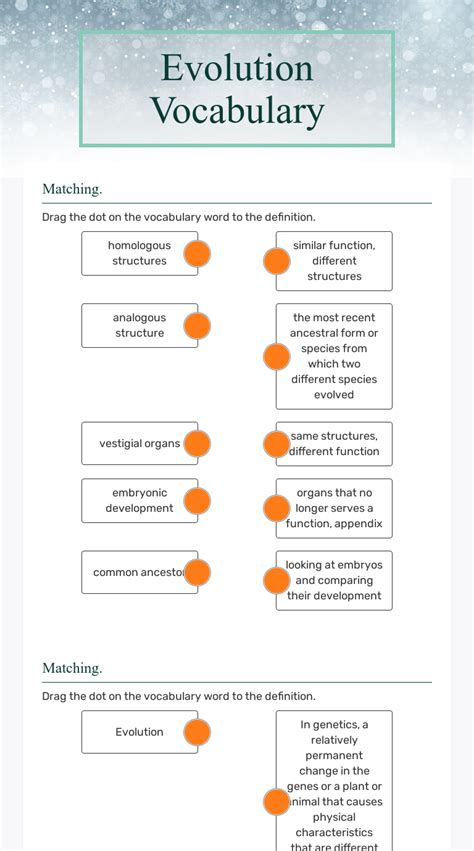 Holt Biology Theory Evolution Vocabulary Review Answers PDF