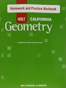 Holt California Geometry Homework Practice Workbook Answers Doc