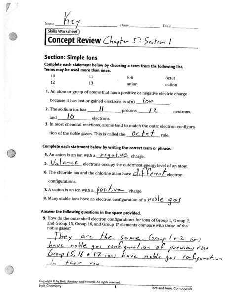 Holt Chemistry Causes Of Change Review Answers Doc