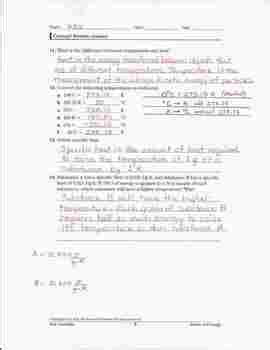 Holt Chemistry Chapter 11 Concept Review Answer Key Kindle Editon