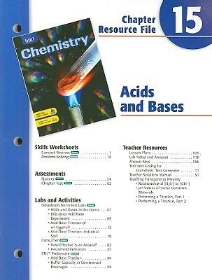 Holt Chemistry Chapter 15 Answers Epub