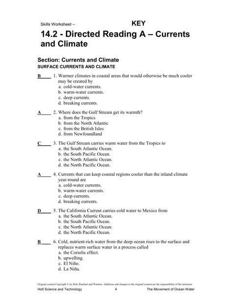 Holt Earth Science Directed Answer Key Epub